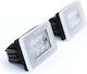 License Plate Lights Led for Citroen C5 / C3 / C4 Peugeot 207 2pcs