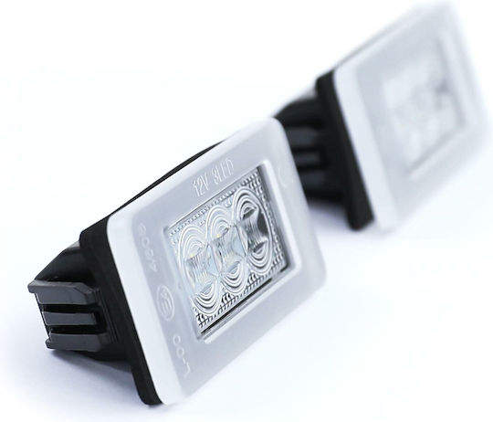 License Plate Lights Led for Citroen C5 / C3 / C4 Peugeot 207 2pcs