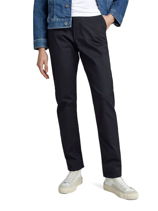 G-Star Raw Femeiesc Chino Pantaloni Slim Fit Albastru