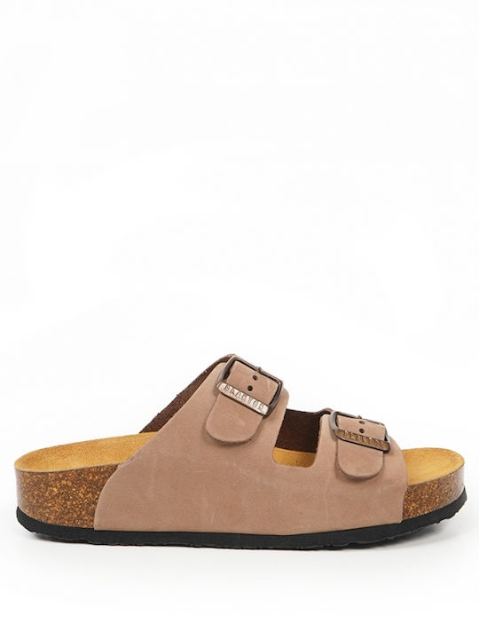Plakton Leather Women's Flat Sandals Anatomic F...