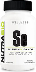 Nutrabio Se Albion Selenium Glycinate Chelate 90 Mützen