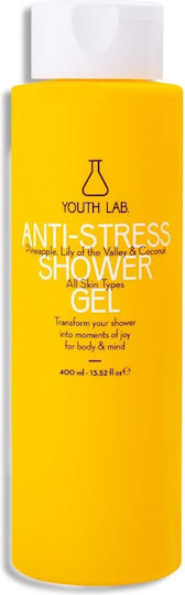 Youth Lab. Anti-Stress Bubble Bath Gel with Niacinamide & Pineapple Lilly of the Valley and Coconut Scent 400ml