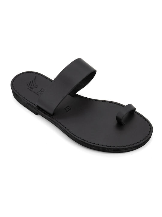 Women's Leather Sandals Kouros 14, Black