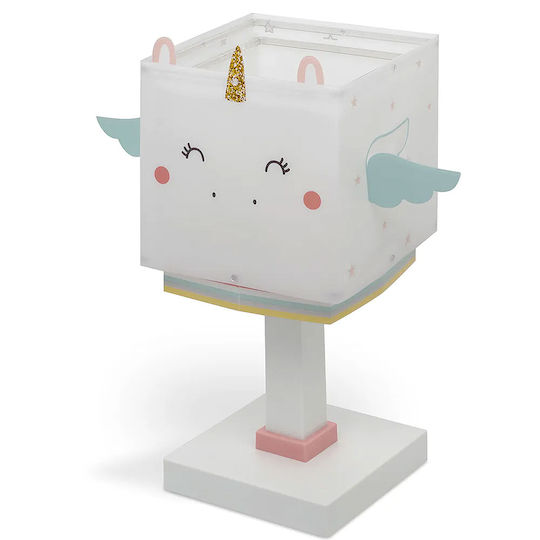 Ango Led Kids Portable Lamp White 13.5x29x13.5εκ.