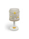 Ango LED Kinder Nachttischlampe Beige 15x30cm