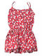 Kinderstoff-Overall-Shorts/Bermudas Rot