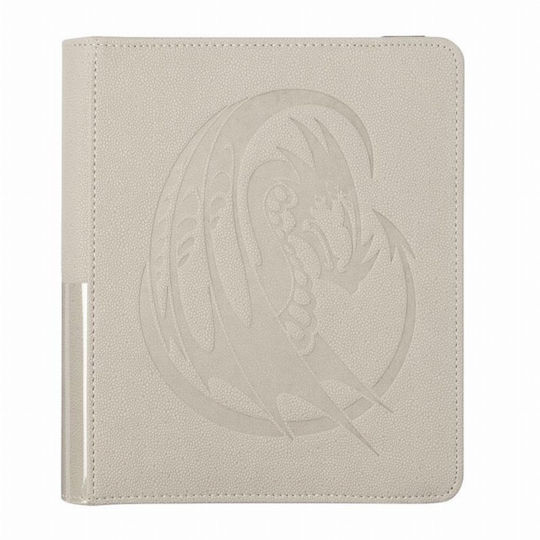 Dragon Shield Card Codex 160 Portfolio Ashen Binder 4-Pocket Standard Size White
