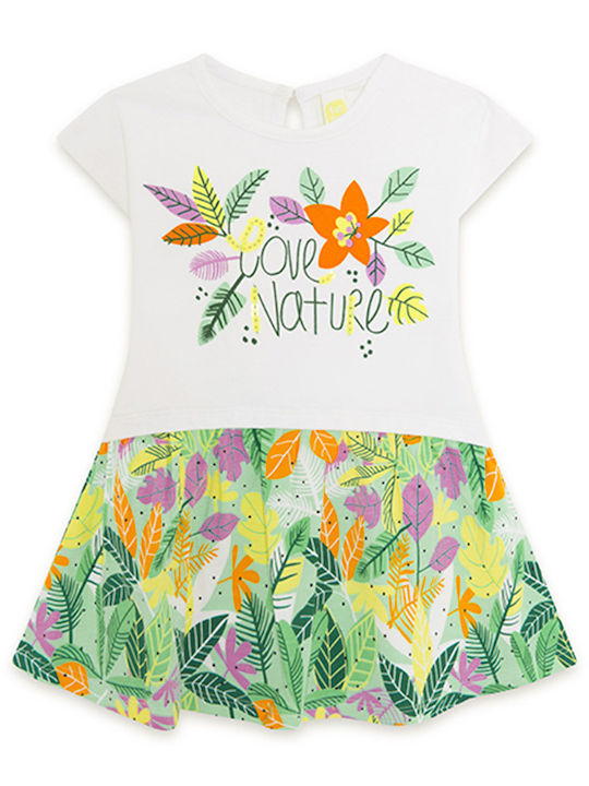 Children's Dress Short Sleeve Green