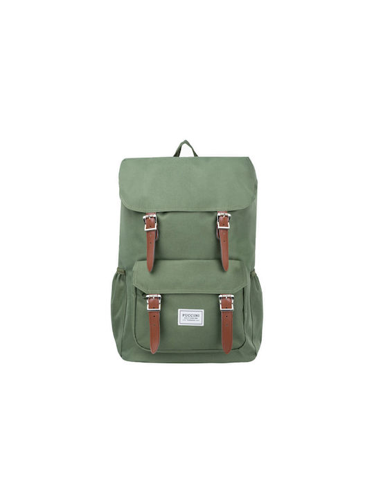 Puccini Fabric Backpack Green 21lt
