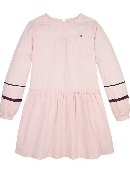 Tommy Hilfiger Children's Dress Long Sleeve Pink KG0KG07347-TJS | Skroutz.mt