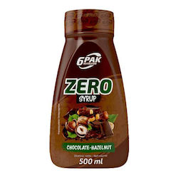6Pak Nutrition Σιρόπι Ζαχαροπλαστικής Zero με Γεύση Chocolate Hazelnut Χωρίς Προσθήκη Ζάχαρης 500ml