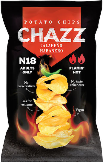 Chazz Chips με Γεύση Jalapeno & Habanero 90gr