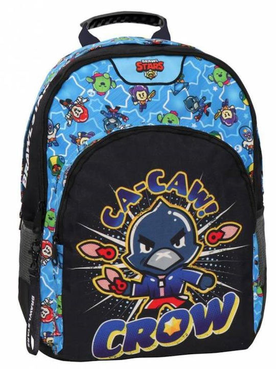 Must Brawl Stars Crow School Bag Backpack Elementary, Elementary in Blue color