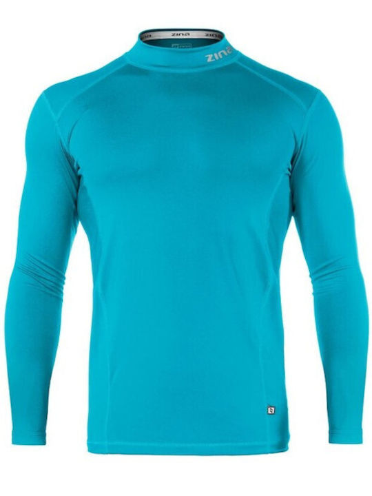 Zina Thermobionic Silver Herren Thermo Langarmshirt Blau