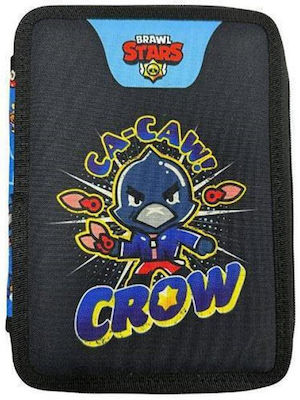 Diakakis Brawl Stars Pencil Case Full with 2 Compartments Multicolored