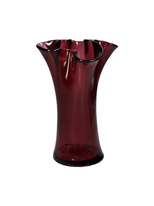 ArteLibre Glass Vase 20x20x23cm