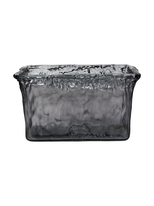 ArteLibre Διακοσμητικό Βάζο Glas Gray 33x13x20cm 1Stück