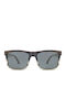 Daponte Unisex Sunglasses with White Wooden Frame and Gray Polarized Lens DAP362ET#4