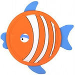 BS Toys Animal Disc Φρίσμπι Ψαράκι Frisbee Πορτοκαλί