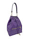 Savil Leather Women's Pouch Shoulder Purple