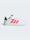Adidas Παιδικά Sneakers Grand Court Cloud White / Bright Red / Core Black