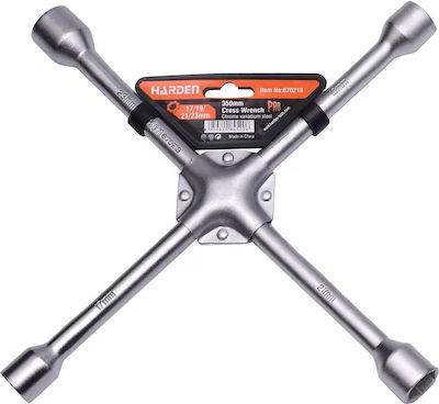 Harden Cross Car Wheel Wrench 17/19/21 and 23mm