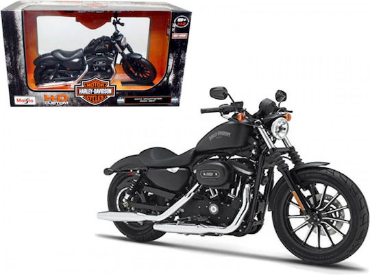 Maisto HARLEY DAVIDSON SPORTSTER IRON 883 Modeling Figure Motorbike Black in Scale 1:12