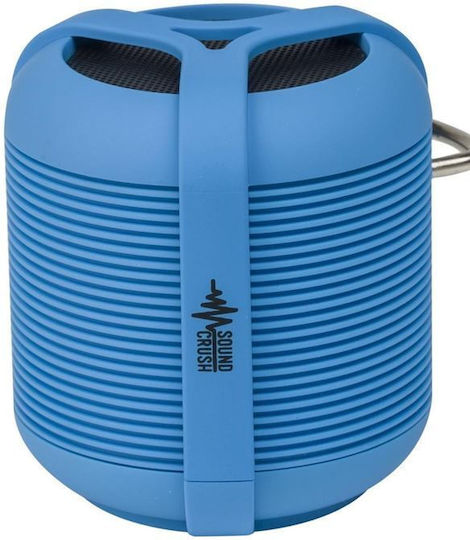 Sound Crush HR-687 Αδιάβροχο Ηχείο Bluetooth 3W με Διάρκεια Μπαταρίας έως 10 ώρες Μπλε