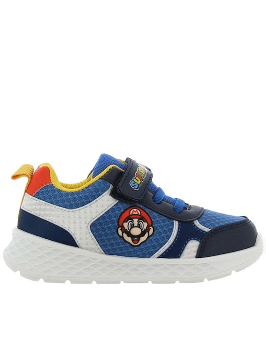 Super Mario Παιδικά Sneakers Μπλε