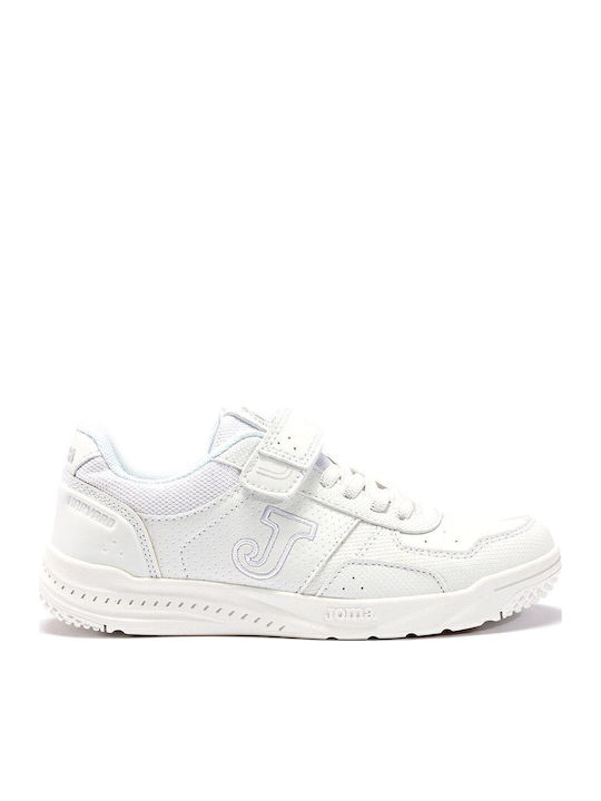 Joma Παιδικά Sneakers με Σκρατς Λευκά