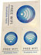 Nakas Semn Autocolant "WiFi" 20795 1buc