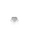 Heart Ring in White Gold 14K