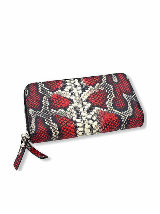 Leather Women's Wallet Classic Red