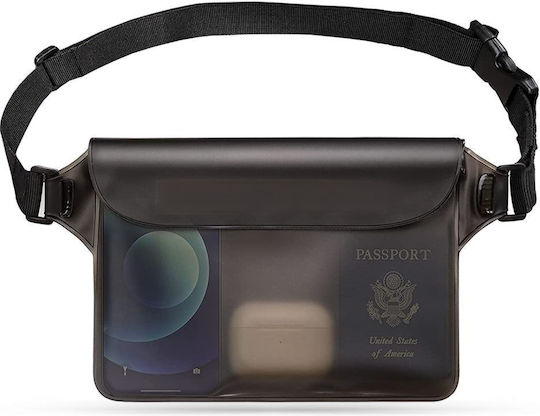Techsuit Silicone Big Bag Accessories Waterproof Case Black KF2312950