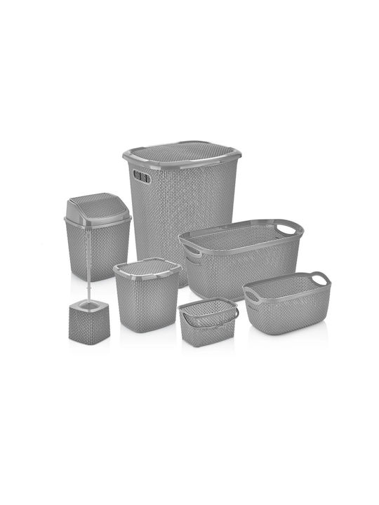 Bathroom Set 7pcs Grey SAM-08