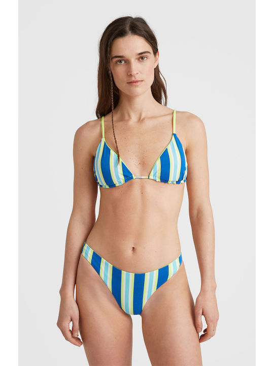 Revo Set Bikini Τριγωνάκι Ριγέ Μπλε