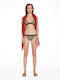 Set Bikini Triunghi Cu Dungi