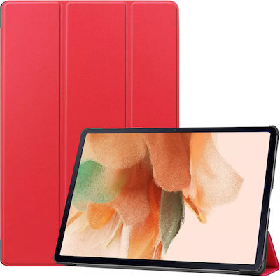 Techsuit FoldPro Flip Cover Δερματίνης Κόκκινο (Galaxy Tab S7 FE 5G 12.4)