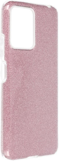 Forcell Shining Back Cover Σιλικόνης Ροζ (Redmi Note 12 5G)
