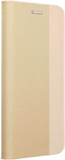 Forcell Sensitive Buchen Sie Synthetisches Leder Gold (Redmi Note 12 Pro / Poco X5 Pro)
