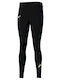 Lauf Damen Lang Leggings Formendefinition Schwarz