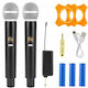Andowl Wireless Microphone Q-MIC002 Set Handheld for Voice