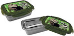 Graffiti Kids Lunch Stainless Steel Box 0.8lt Green