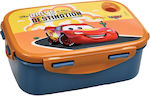 Gim Cars on the Road Plastik Kinder Lebensmittelbehälter Disney Autos Orange