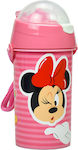 Gim Kids Plastic Water Bottle Minnie Comfy Pink 500ml