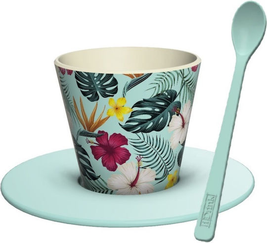 I-Total Tasse Espresso Kunststoff Mehrfarbig 90ml