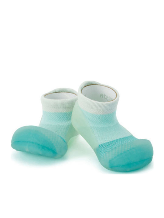Attipas Kids' Long Slipper Socks Green