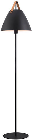 Nordlux Strap Floor Lamp H153.7xW36cm. with Socket for Bulb E27 Black
