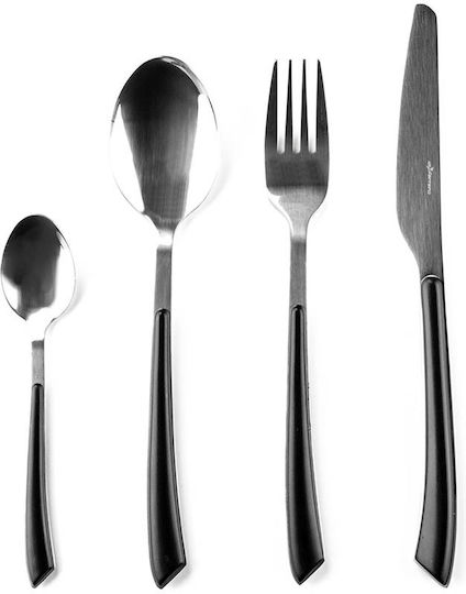 Luigi Ferrero Rosso Besteckset Edelstahl 18/10 Silber 24-teilig