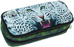 Back Me Up Fabric Pencil Case Jaguar with 2 Compartments Multicolour